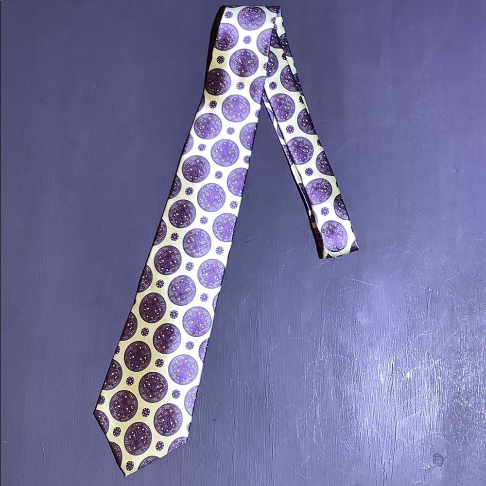 Christian Dior All Silk Neck Tie | 3.5” Wide | Made in USA